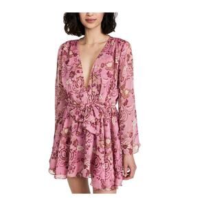 Misa 'Kaia' Pink Dress Size L